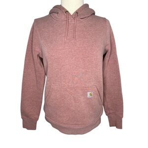 Carhartt Women's Rose Pink Hoodie Sweatshirt Size Small